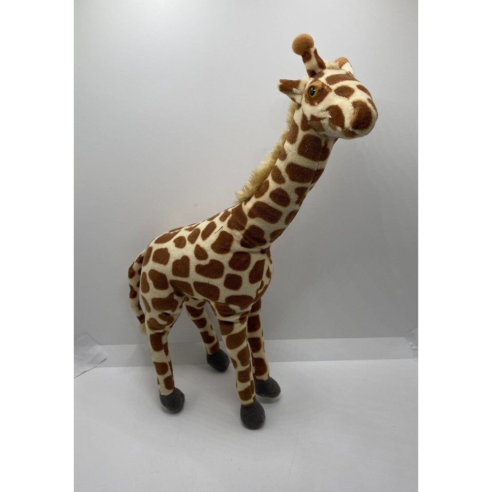 HearthSong Giraffe Africa Jungle Animal Posable Flexible Plush Stuffed Toy 12”